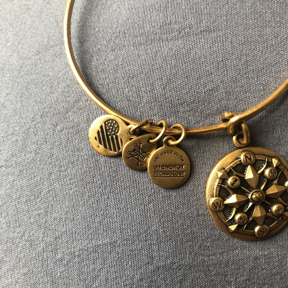 Alex and Ani Compass Charm Bracelette